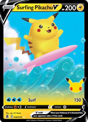 Surfing Pikachu V