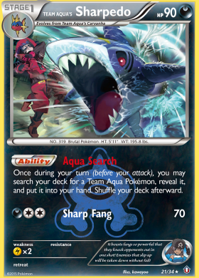 Team Aqua's Sharpedo