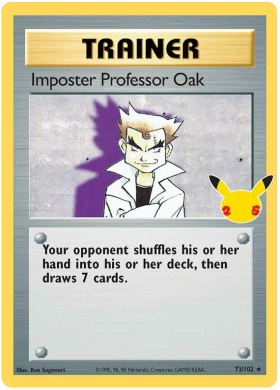 Imposter Professor Oak (Celebrations Promo)